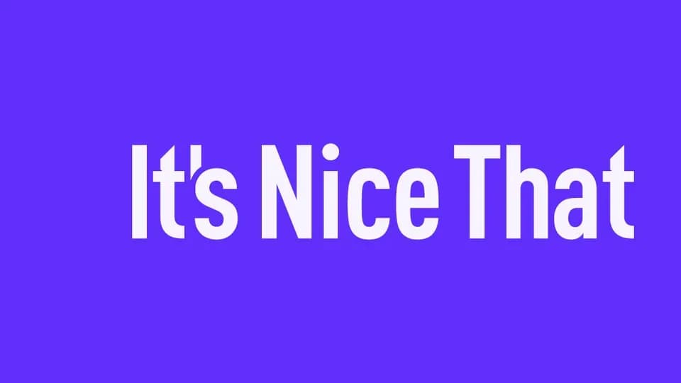 It's Nice That 网站预览