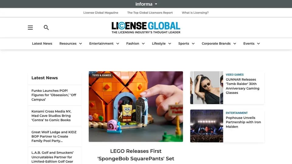 License Global 网站预览