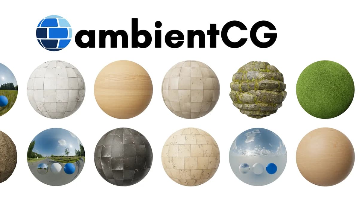 ambientCG 网站内容预览