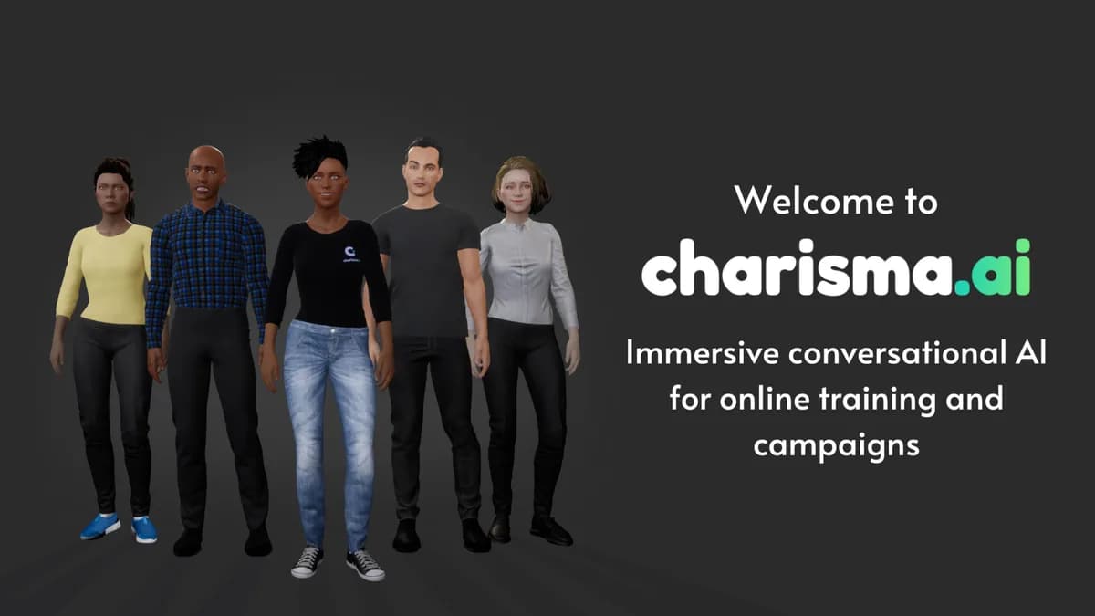 Charisma.ai 网站内容预览