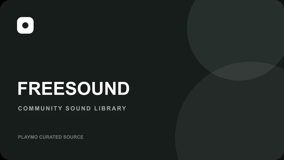 Freesound 网站内容预览
