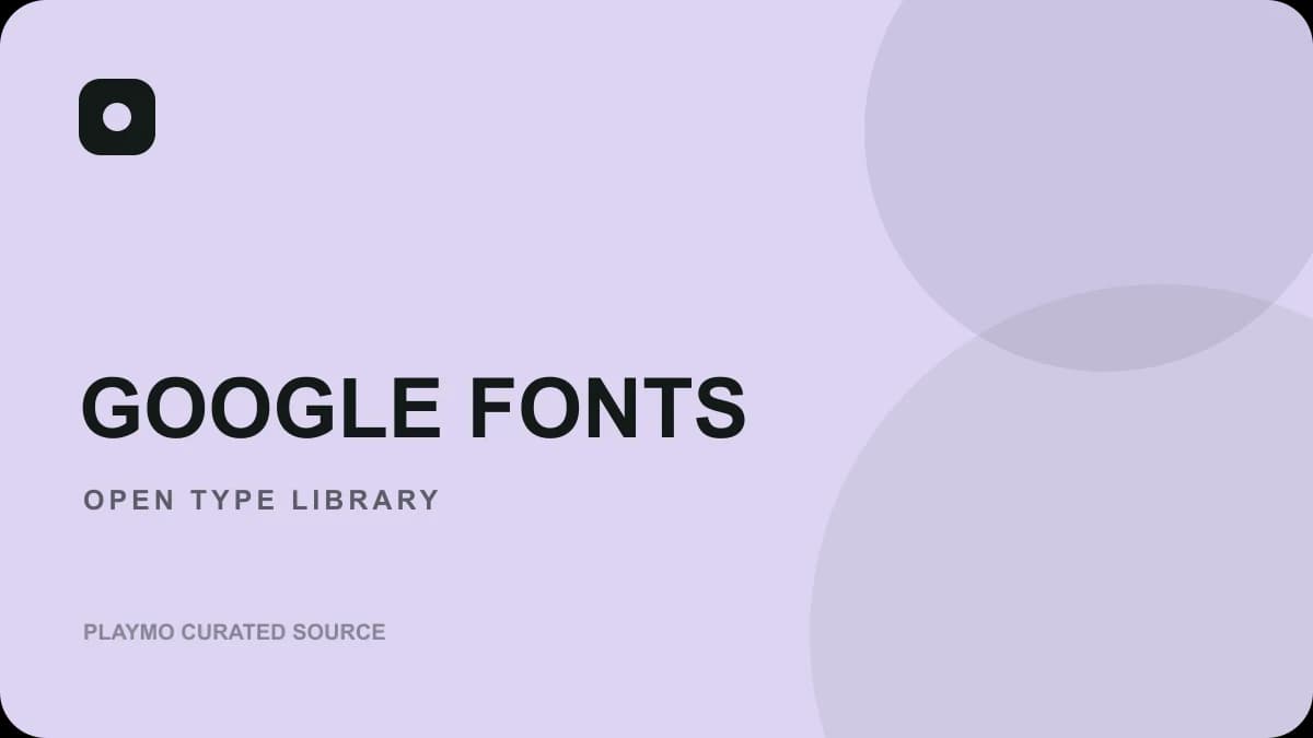 Google Fonts 网站内容预览
