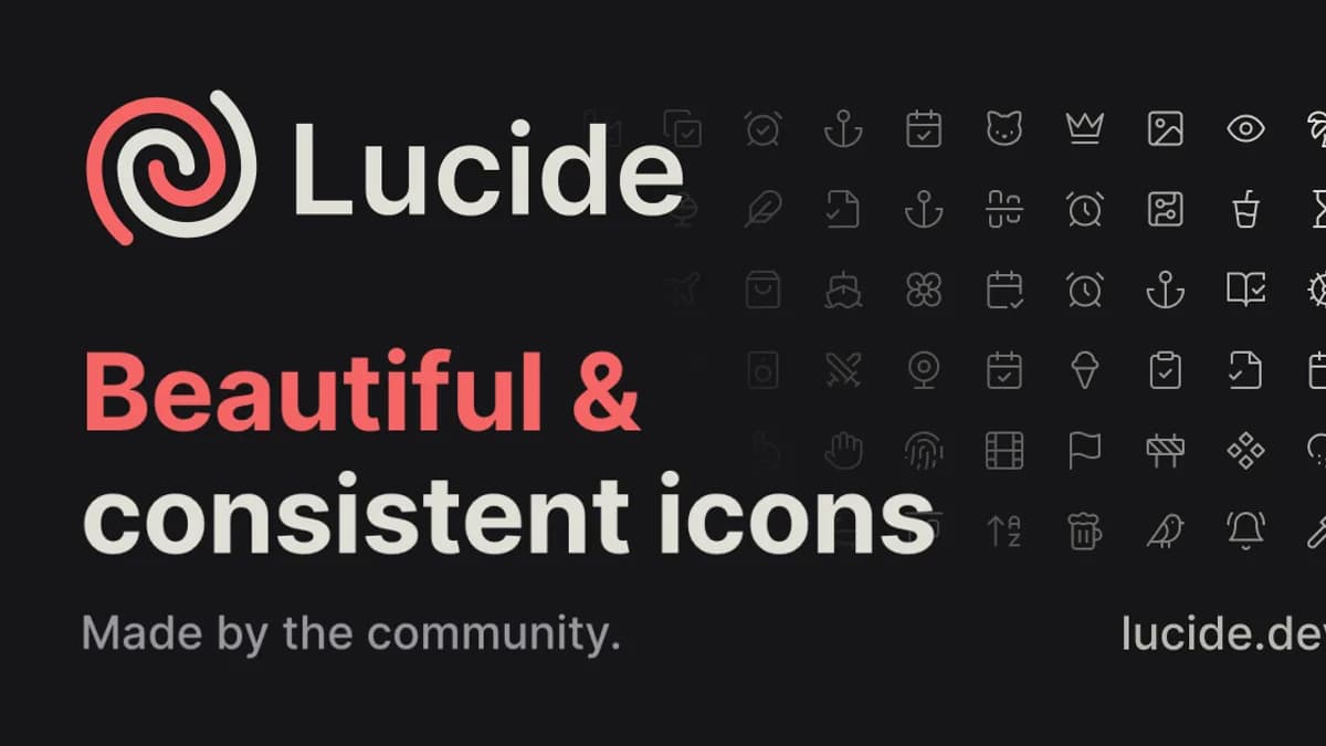 Lucide 网站内容预览