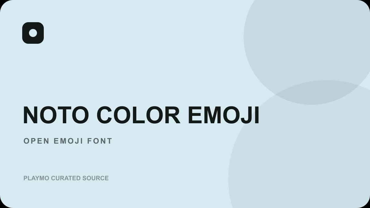 Noto Color Emoji 网站内容预览