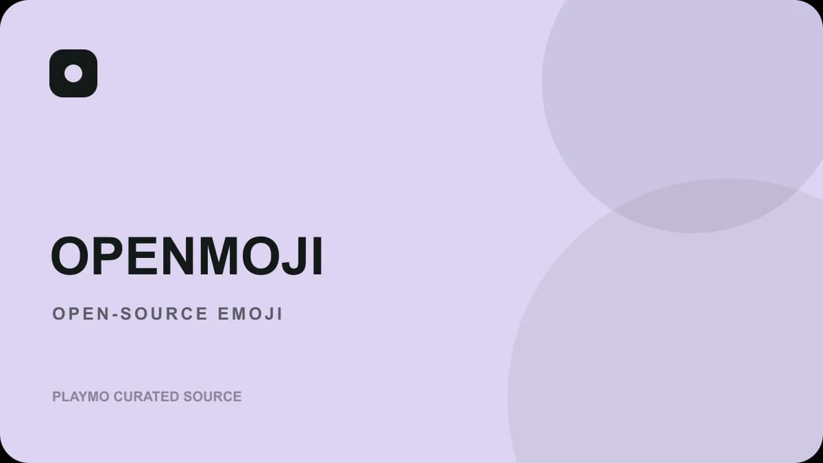 OpenMoji 网站内容预览