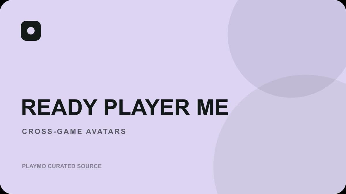 Ready Player Me 网站内容预览